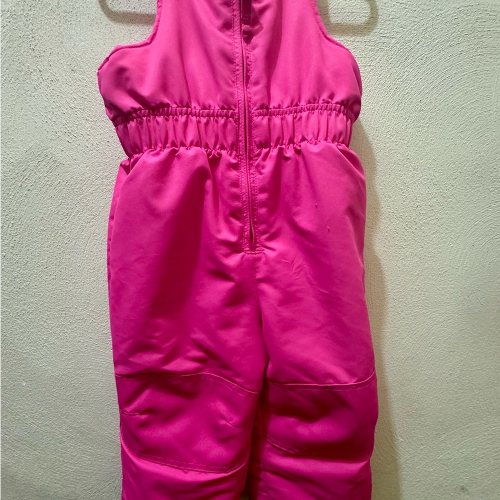 Healthtex Toddler Girls Pink Snow Bib Overalls Pants‎ 2T Insulated Winter